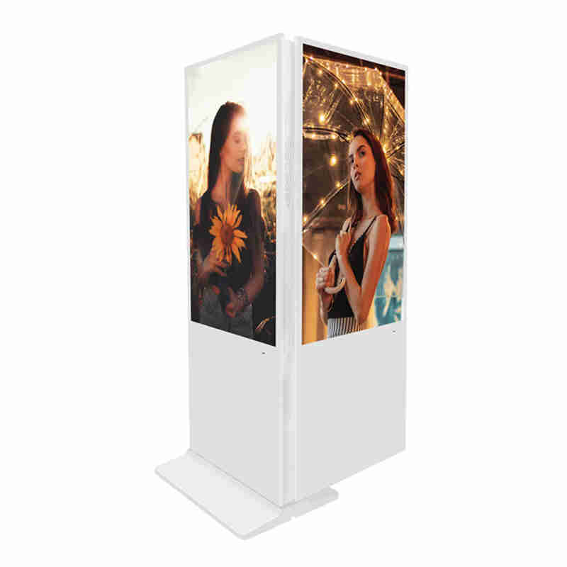 32 inch Floor Upstandding Double Sided Digital Signage kiosk Advertentie Speler Billboard voor winkelcentrum, kettingwinkel en bank lobby