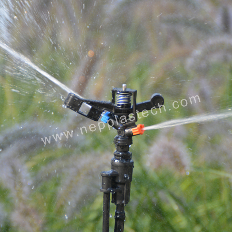 een halve inch economische ondergrondse sprinklerirrigatiesysteem impact sprinklerskop 5022