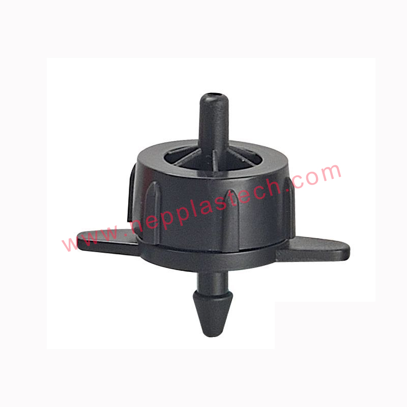 groentenboerderij druppelirrigatiesysteem waterdrukcompensatie irrigatiedruppelaars