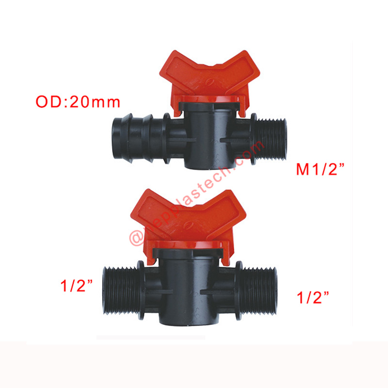tuin zonne-automatische irrigatie druppelslang kleppen landbouw irrigatie druppeltape connector kleppen