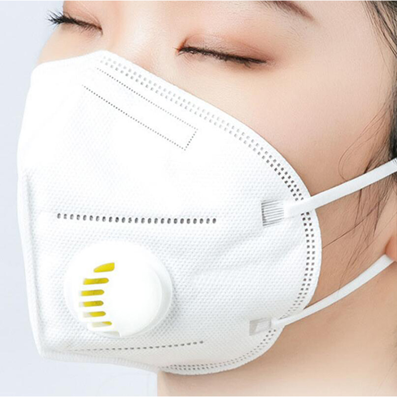 Inventaris Snel aflevermasker FFP2 KN95 met ventielmasker Stofmasker Beschermend masker