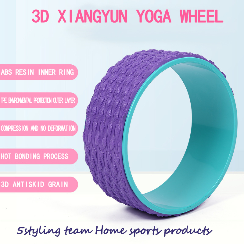 TPE spierontspanning Yoga hulpwiel abdominaal fitnessapparaat terug buigend artefact Yoga cirkel Dharma wielfabrikant directe verkoop