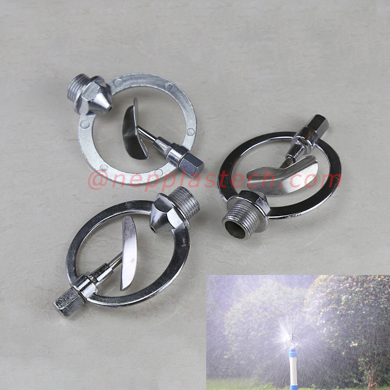 1\/2 inch zinklegering vlinder auto draaien regen spray gazon spray irrigatie en tuin beregening sprinklers