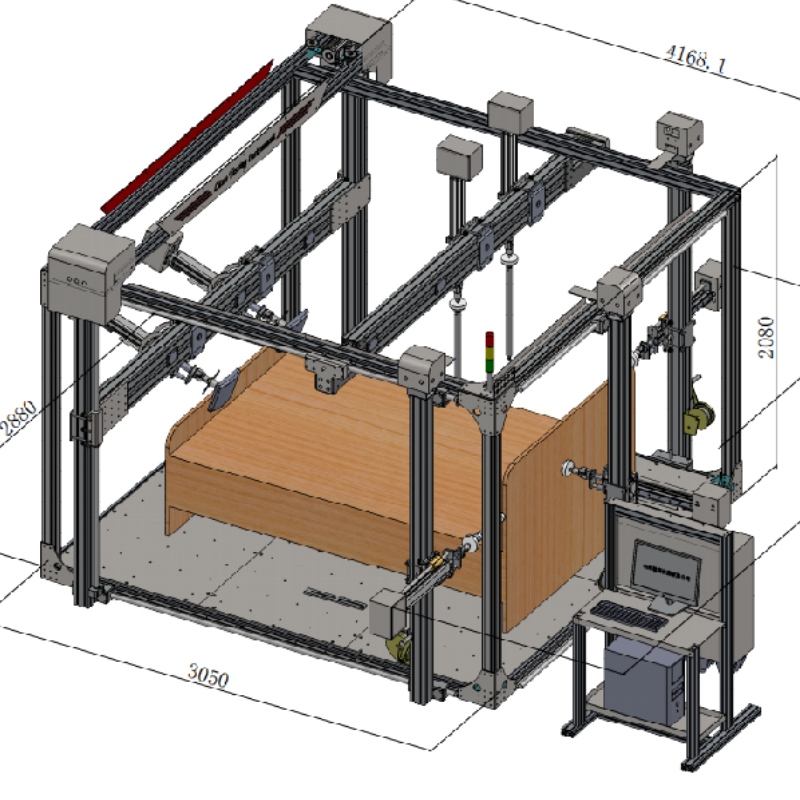 LT-JJ16-A geïntegreerde mechanische testmachine voor bed en kast