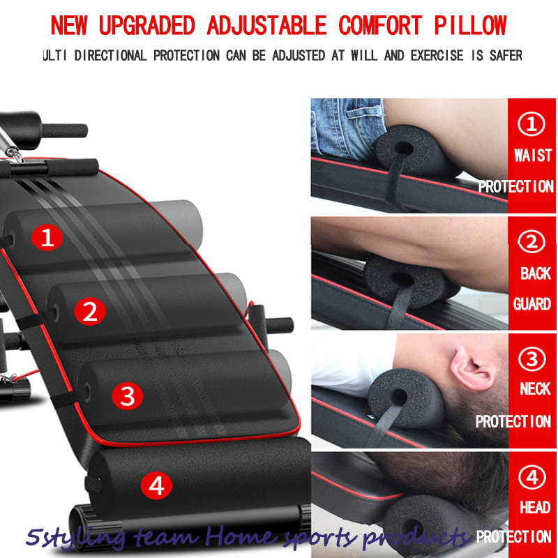 Sit-ups, supine board, abdominale fitness apparatuur, buikoprolmechanisme, buikspierkarton