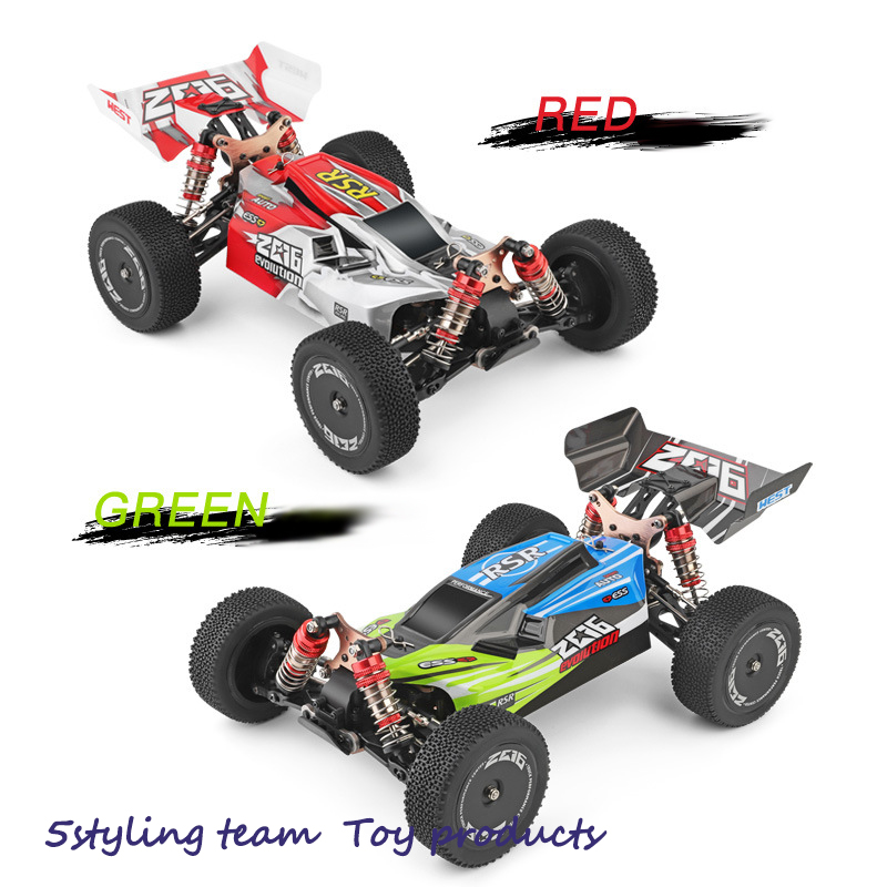 Weili 144001 1:14 Elektrische vierwielaandrijving legering off-road voertuig 60km /h olie-drukschokdrift voertuig hoge snelheid