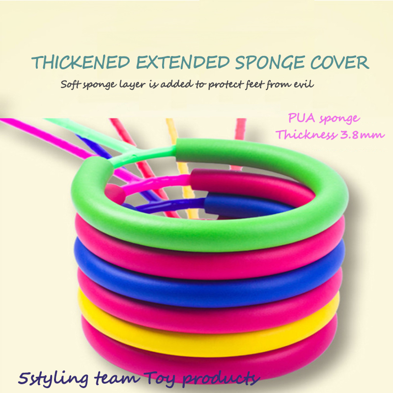 Kinderen,'s jump ball foot ring jump bal flash jump speelgoed een voet sprong bal spring ring club zet voet dans bal