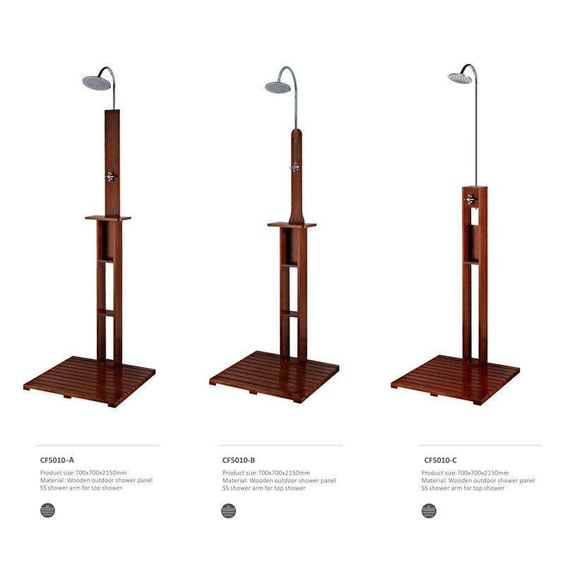 Houten buitendouchepaneel CF5010