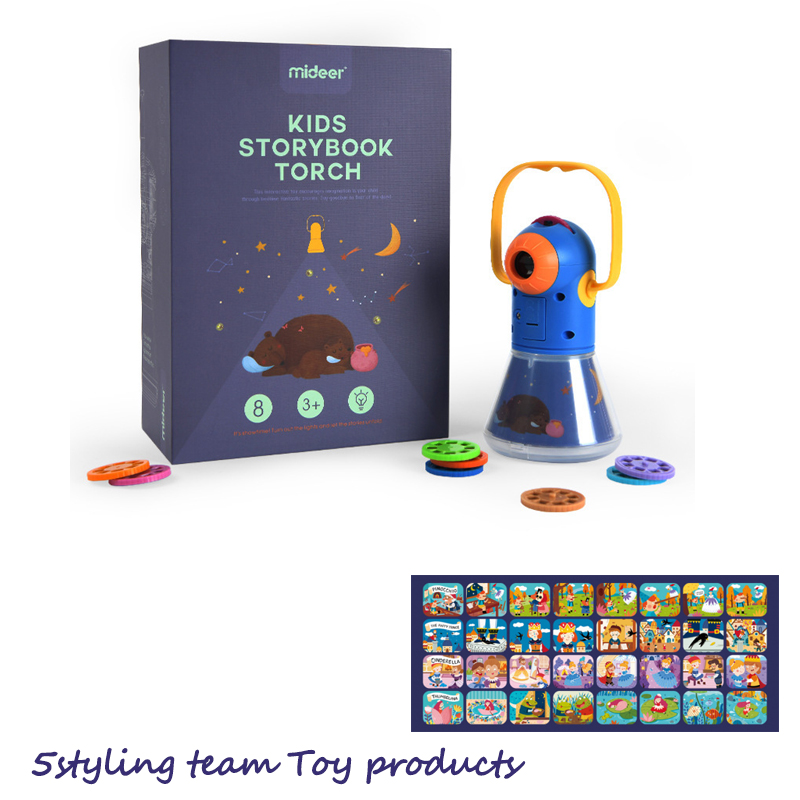 Mideer Milu multifunctionele verhaalprojector voor kinderen, drie-in-één ster, slaaplamp, nachtlampje, lichtgevend speelgoed