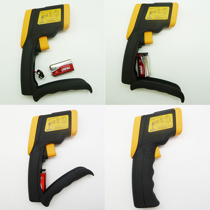 Digitaal pistooltype DT8530 -50-530 graden CE-goedgekeurd IR Infraroodthermometer Contactloze infraroodthermometer Industriële thermometer
