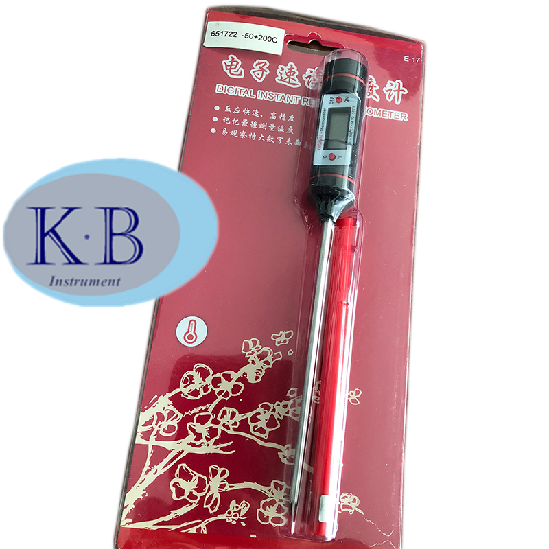 Vleesthermometer Instant Lees Digital Food Sonde Thermometer Pocket Thermometer voor gebruik in BBQ Keuken
