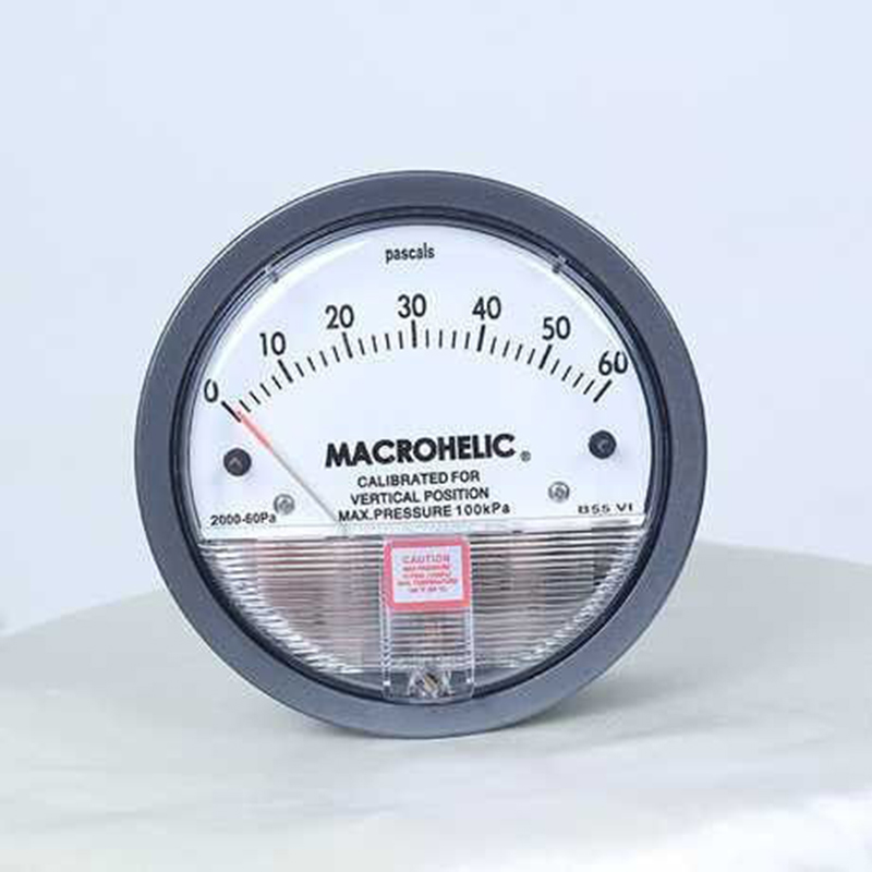 4 Inch 100mm Lucht Differentiële drukgage Magnetische Gauges samen met 6mm Heldere PVC Tube