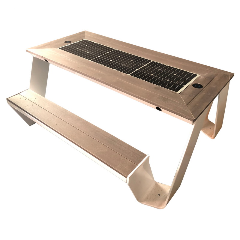 New Design Fashion Style Hoge kwaliteit Solar Smart Bench