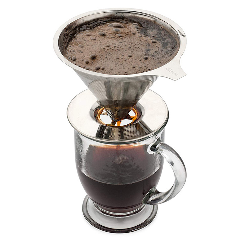Stainkless Steel Drip Rebruikbare Pour Over Stand Mesh Coffee Filter