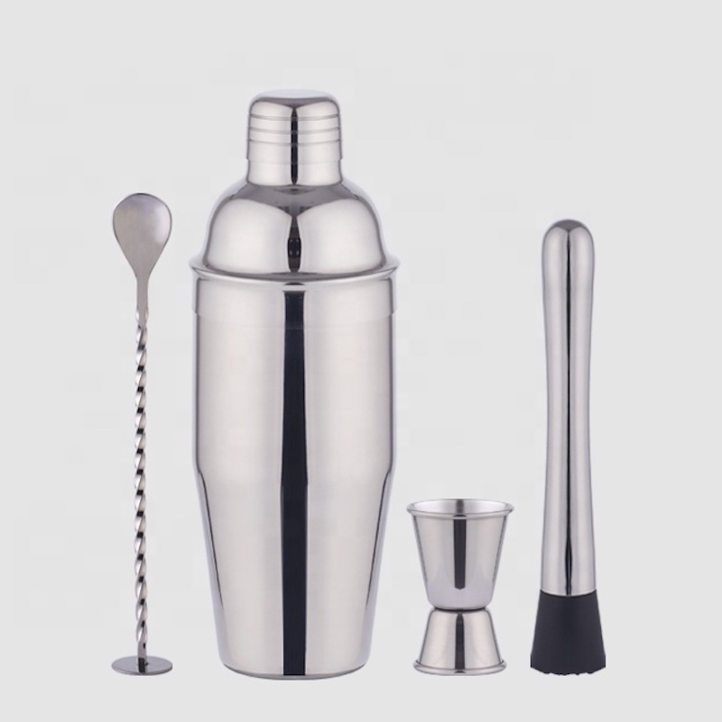 700ml roestvrij staal bar set professionele cocktail shaker set barkeeper