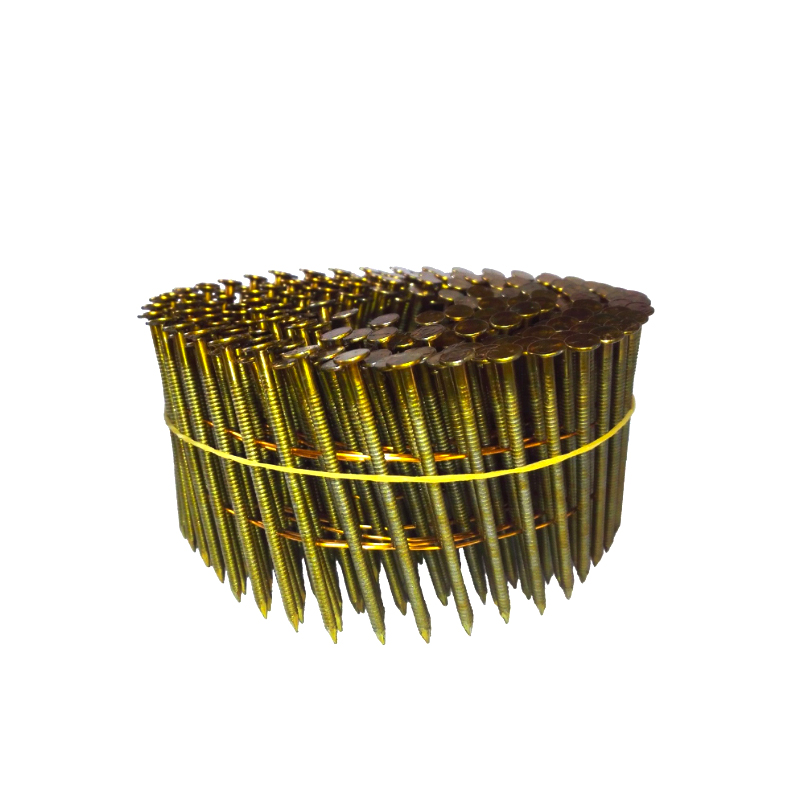 15 Deg Wire Pallet roestvrij staal Bright Coil Nails-schroef voor constructie