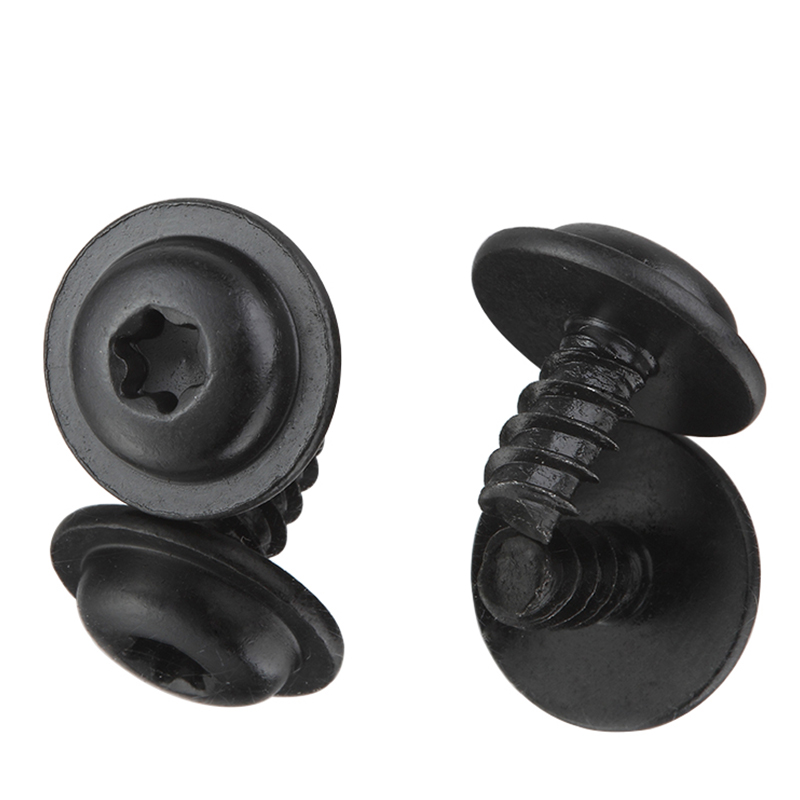 Hoogwaardige BLACK OXIDE torx-schroeven met bevestigde ring