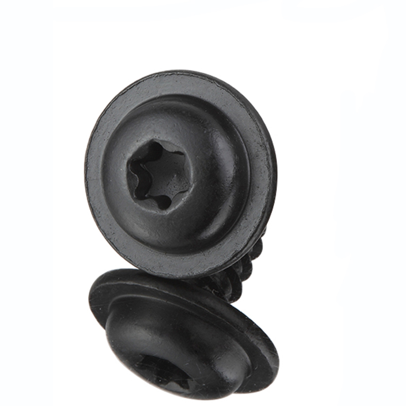 Hoogwaardige BLACK OXIDE torx-schroeven met bevestigde ring