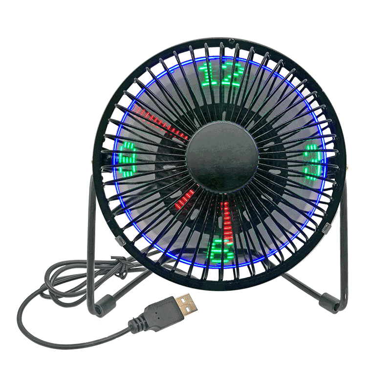 Desktop USB LED-ventilator (4 inch) 4A