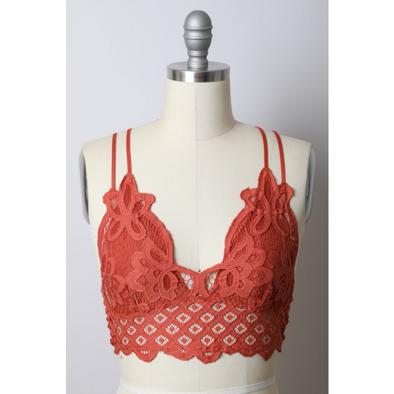 GA-5448 Grace Girl Haak Kant Longline Bralette Meest populair in 2020