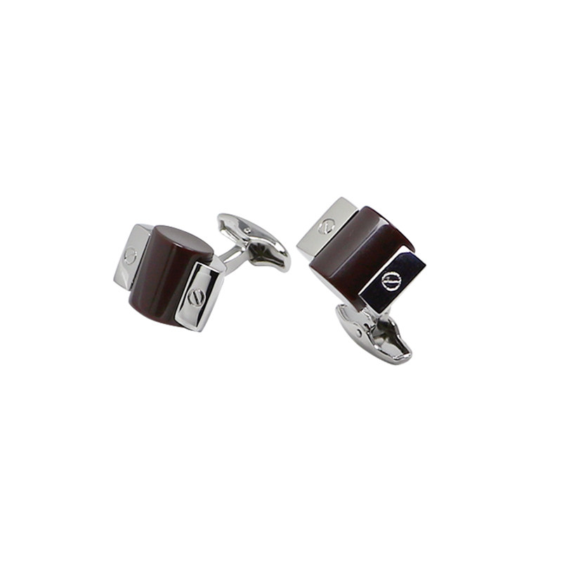 Bruine Agate Cool Wholesale Cuff Links