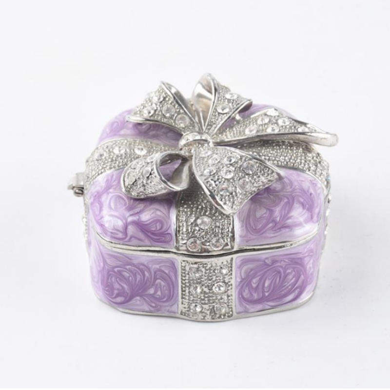 Directe verkoop Metal Fashion Jewelry Box Europees juwelenkistje juwelenkistje met juwelen