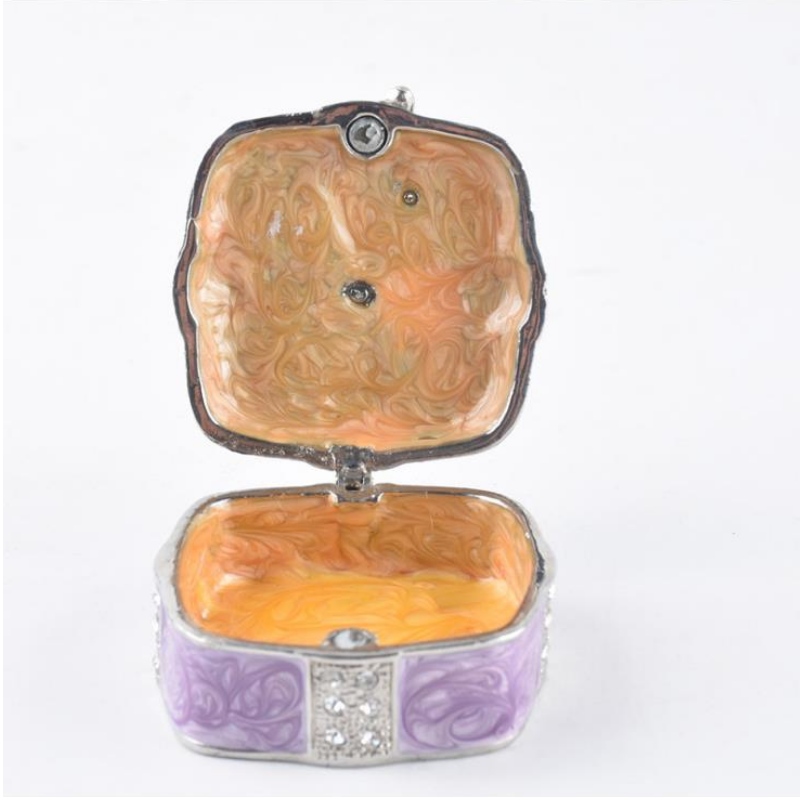 Directe verkoop Metal Fashion Jewelry Box Europees juwelenkistje juwelenkistje met juwelen