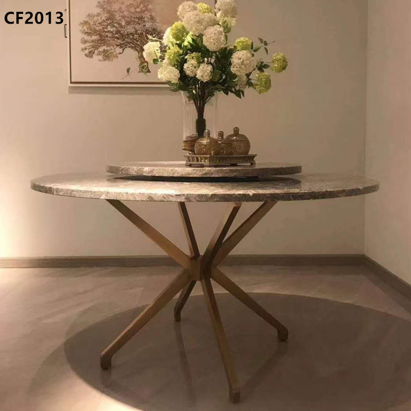 Eettafel, metalen tafel, massief houten tafel, marmeren tafel, hoteltafel