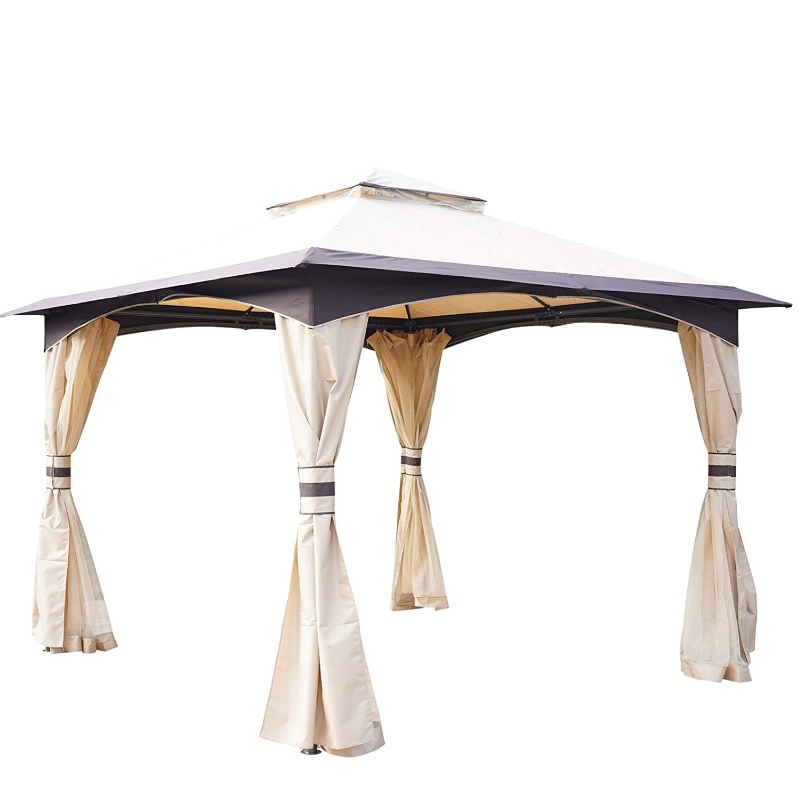 Dubbel dak buiten met zachte Top Gazebo Cannopy
