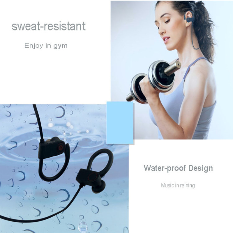 Hoogwaardige, comfortabele, draadloze Bluetooth-headset met oorhaakjes