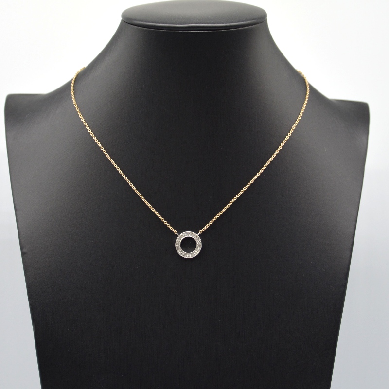 Roestvrij staal rond stok steen ketting rfbnck1089