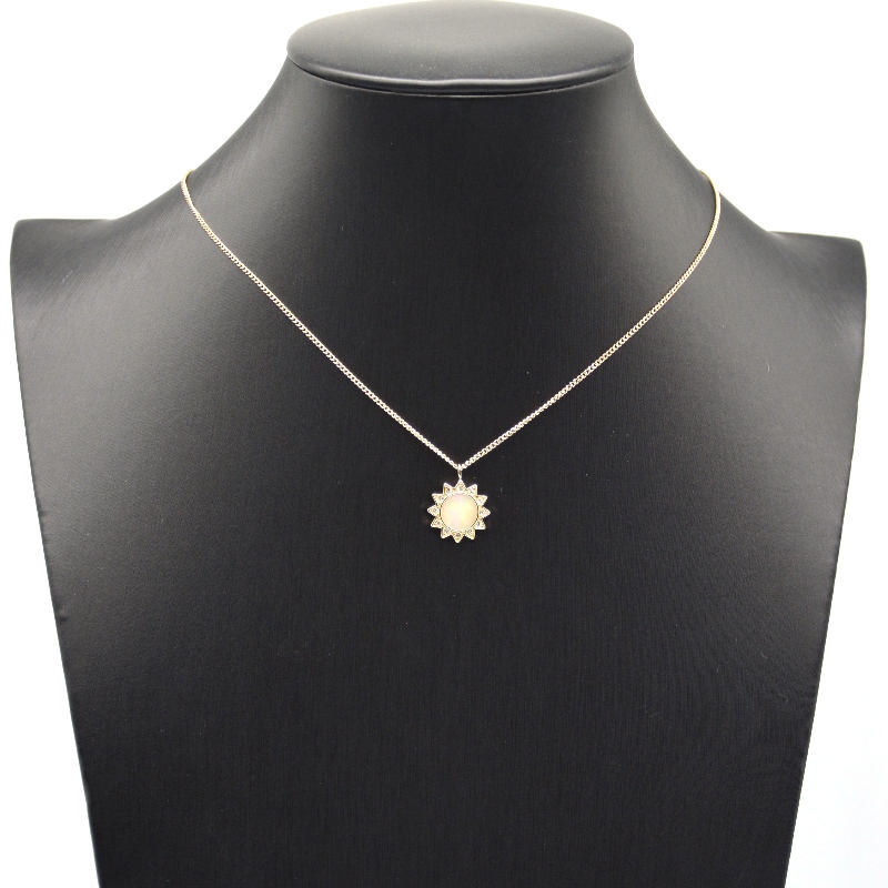 ketting van roestvrij staal met stengels rfbnck1347