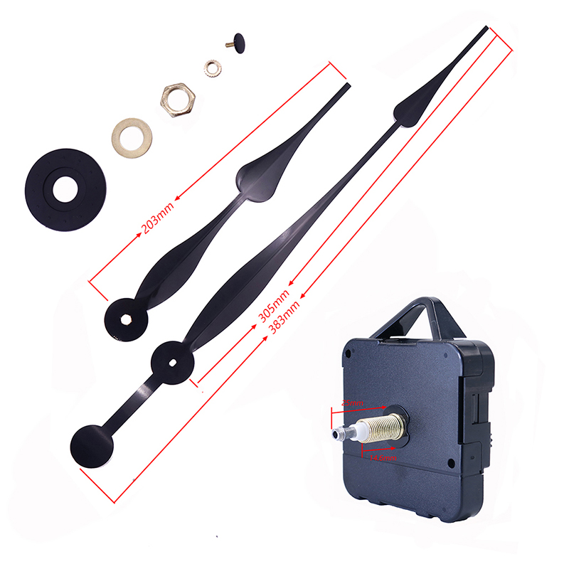 HR1688 23mm grootkoppel I as-wanduurbeweging en uurwijzers