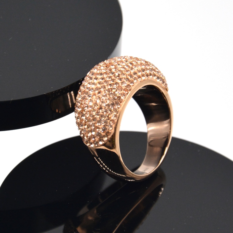 Diamantring van roestvrij staal rfbr00264