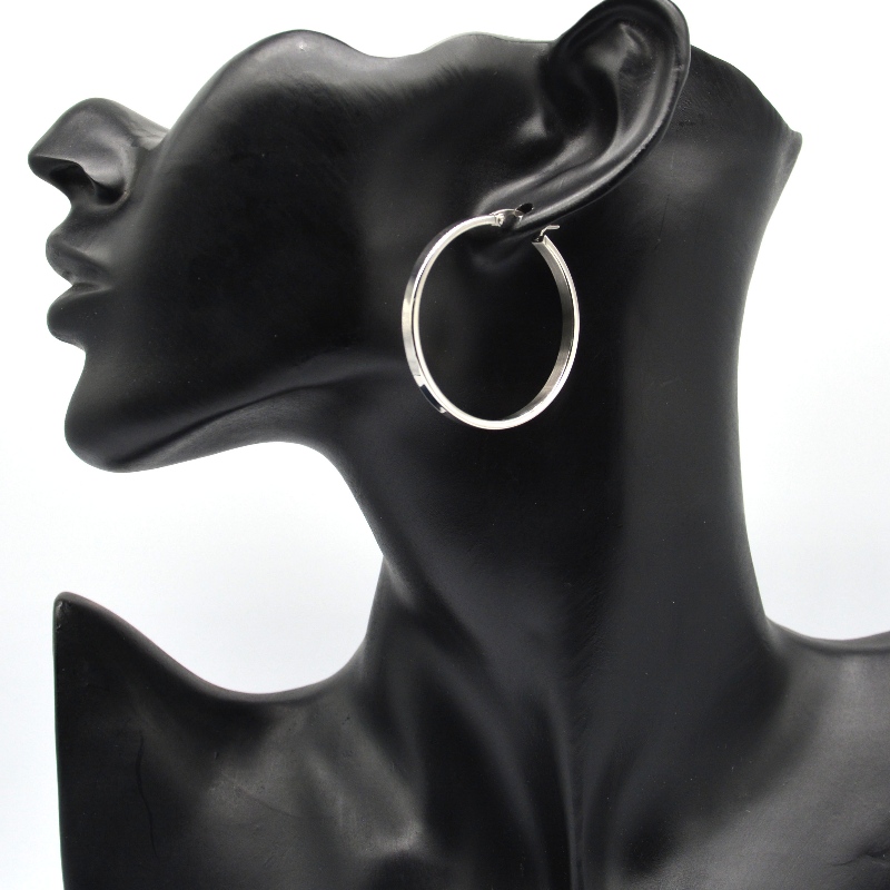 Roestvrij staal rond Earring rfbear1656