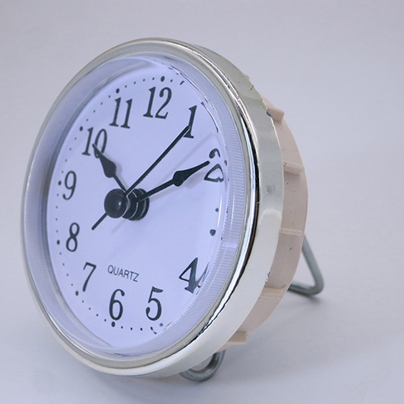 diameter 65mm ronde muur zilveren kleur klok insert