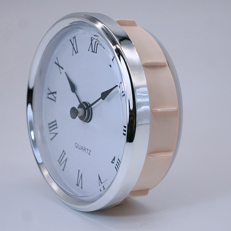 diameter 80mm zilverkleurige kleur kamerwandklokje invoegen