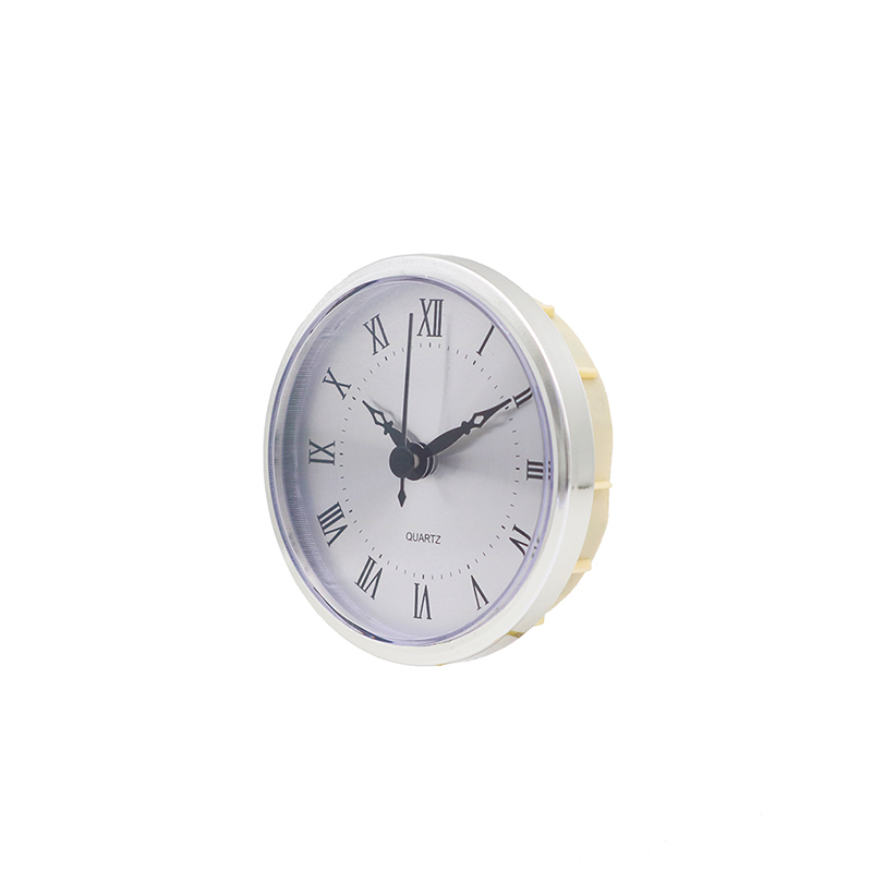 Diameter 90mm zilverkleurige onderste zwarte zilveren wandklokjes