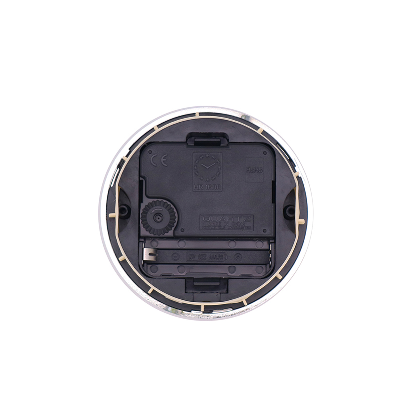 Diameter 90mm zilverkleurige onderste zwarte zilveren wandklokjes
