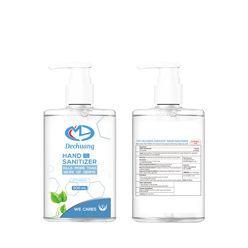 300ml 75% Alcohol instant hand ontsmetter gel