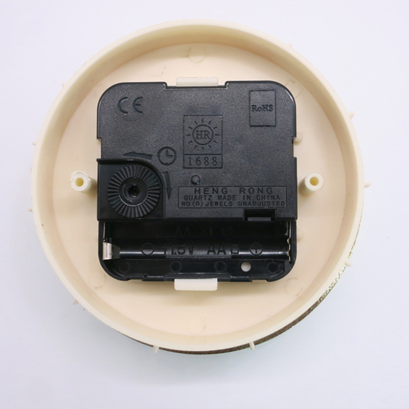 diameter 102mm witte onderste gouden wandklok