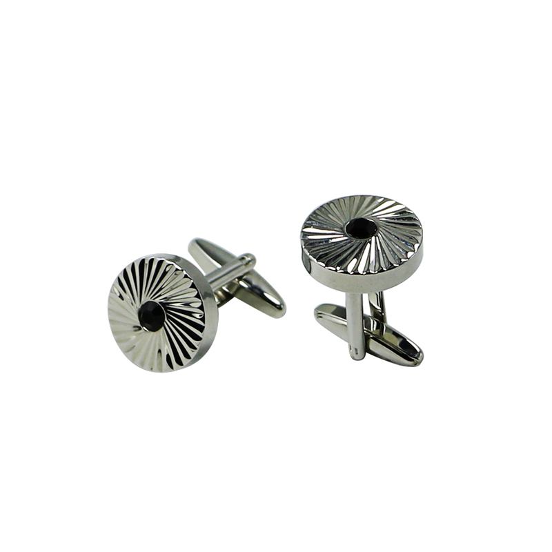 Crystal Round Ongebruikelijke Cuff Links