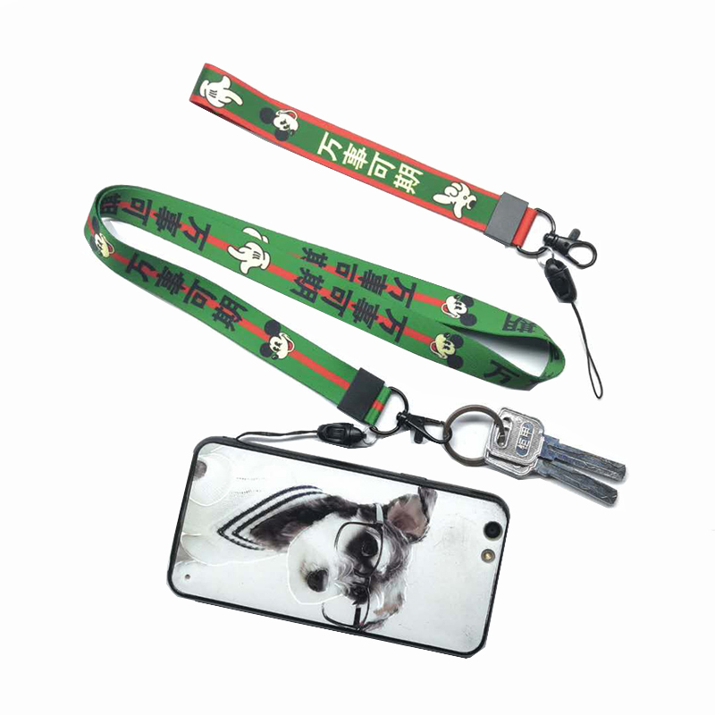 Fabriek directe verkoop afzonderlijke mobiele telefoon Lanyard Key Chain Lanyard creatieve lanyard aanpassing Chain Lanyard wholesale customization