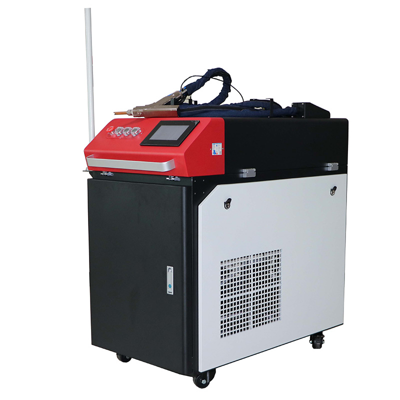 Tuimelkop 1000W Handheld glasvezellaser met tuimelkop voor roestvrij staal aluminium koper ijzer metalen