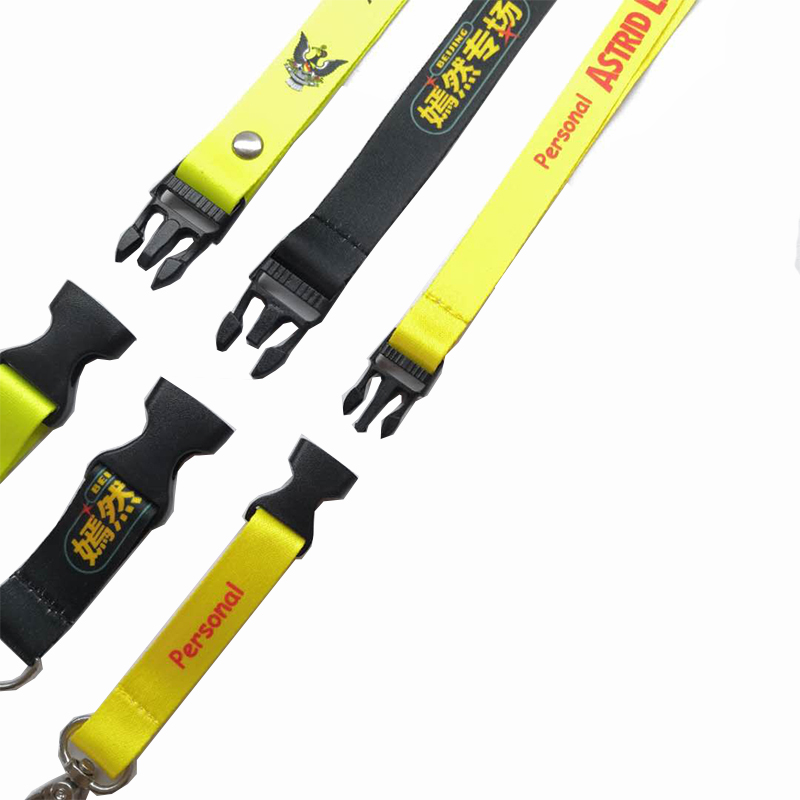 Fabriek directe verkoop van aangepaste lanyard groothandel demontage lanyard warmteoverdracht print lanyard veiligheidsgordel lanyard logo op maat
