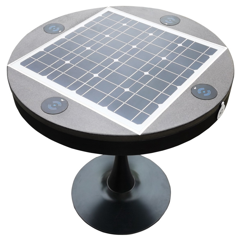 Uniek ontwerp Hot Sale Outdoor mobiele telefoon laadstation Zonne-energie tafel