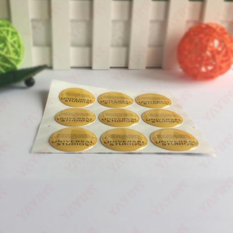 Fabrikant Special Color Screen Printing Pattern custom crystal drup label milieuvriendelijk druppelend plastic label zelfklevende bedrukking druppels