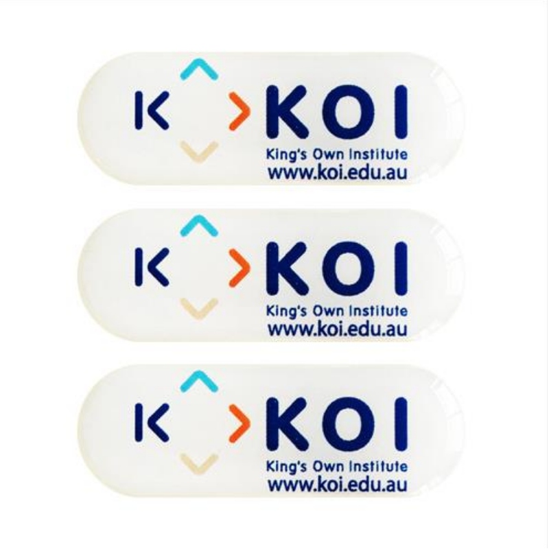 Leveren van PVC drop plastic kristal drop lijm naamplaatje, transparante drop lijm sticker, acryl drop lijm creatieve aangepaste logo