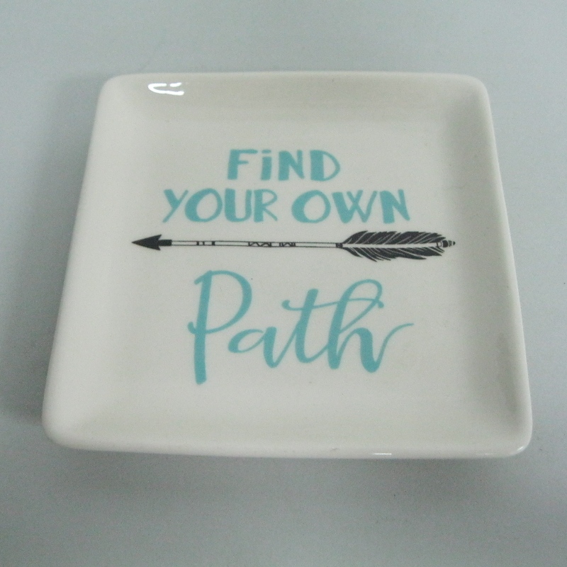 Promotion Ceramic Dinner Decoration Plate 4.5