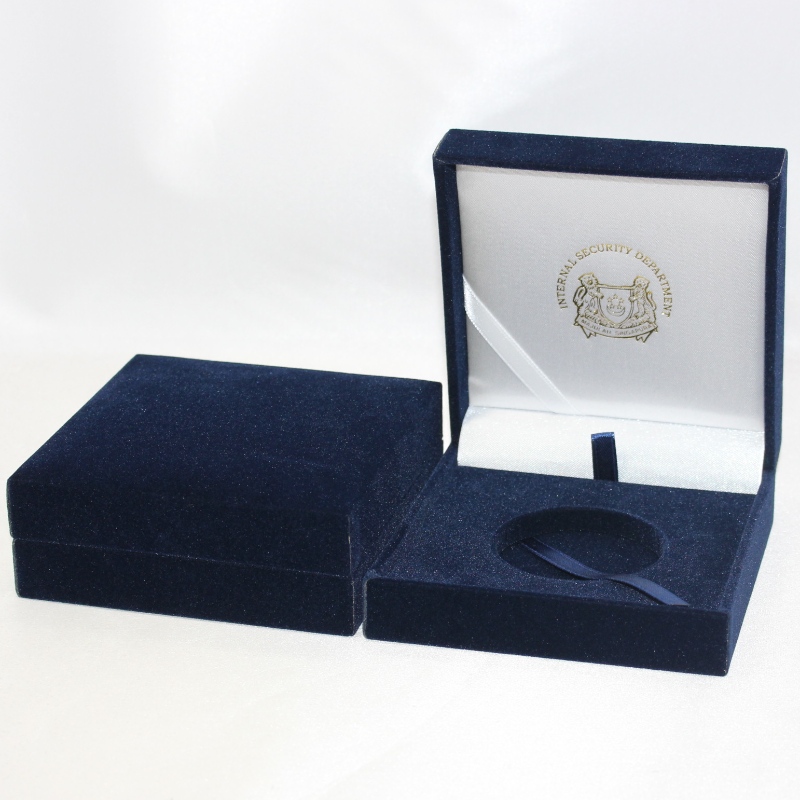 Item V-06L vierkant Plastic Leatherette Paper Box box voor 60-80 mm munt, medaille, enz. mm.100*100*40, gewicht over 110g